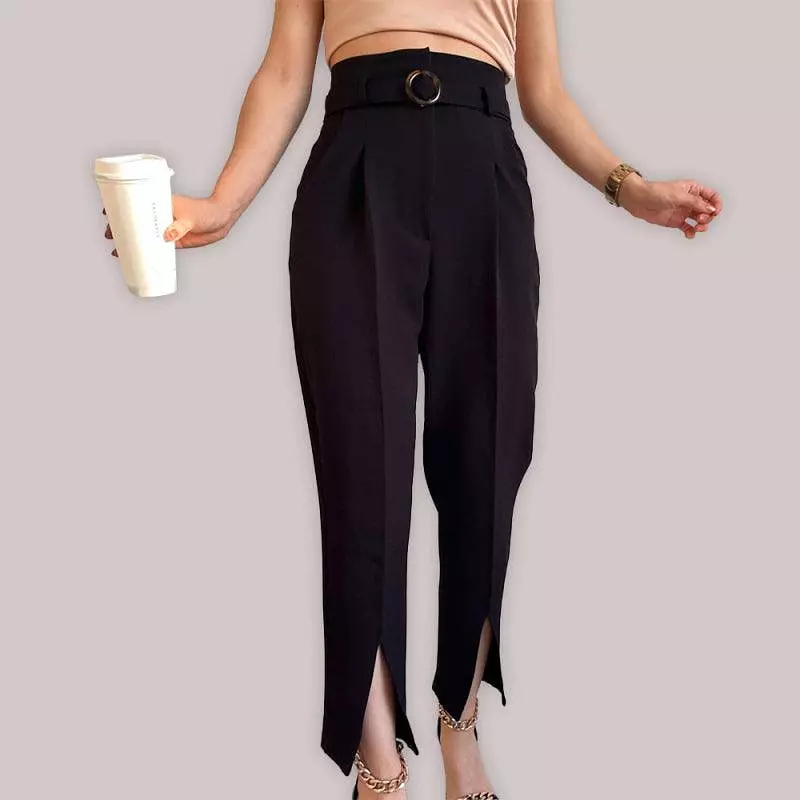 Stylish Front Pleated Women Pants