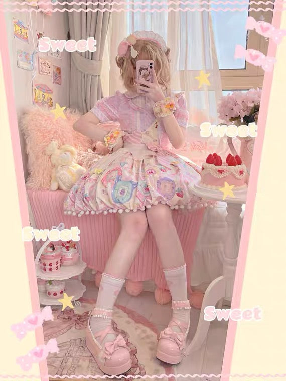 Sweet heart cutie Lolita SK skirt