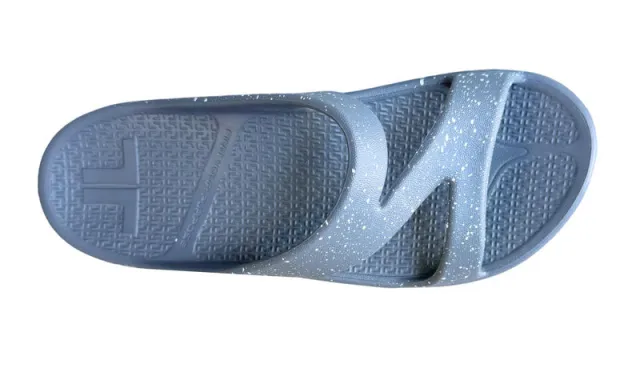 Telic Flip Flop Sandals: Zstrap Dolphine Gray/White Splash 