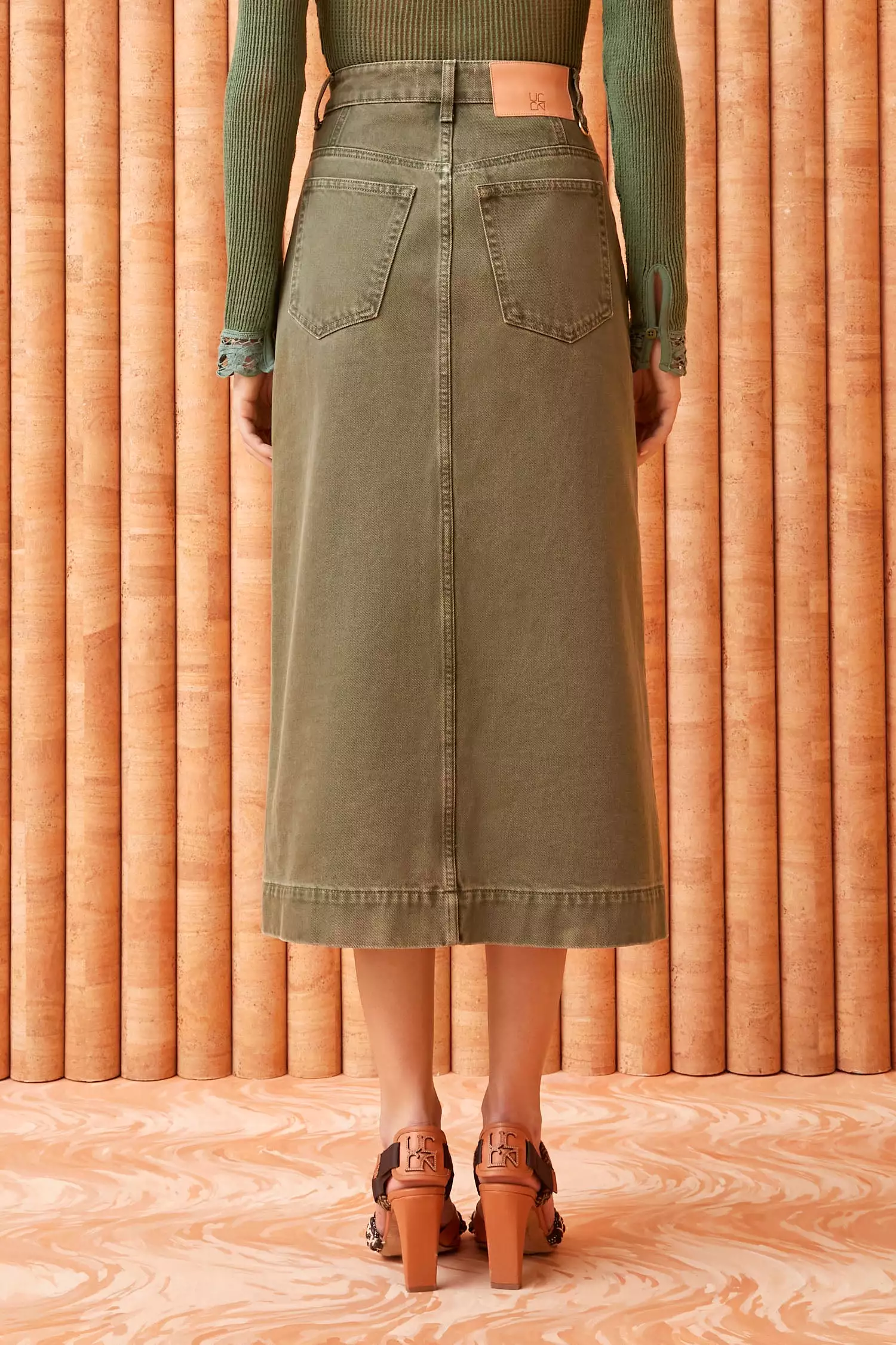 The Bea Skirt - Juniper Wash