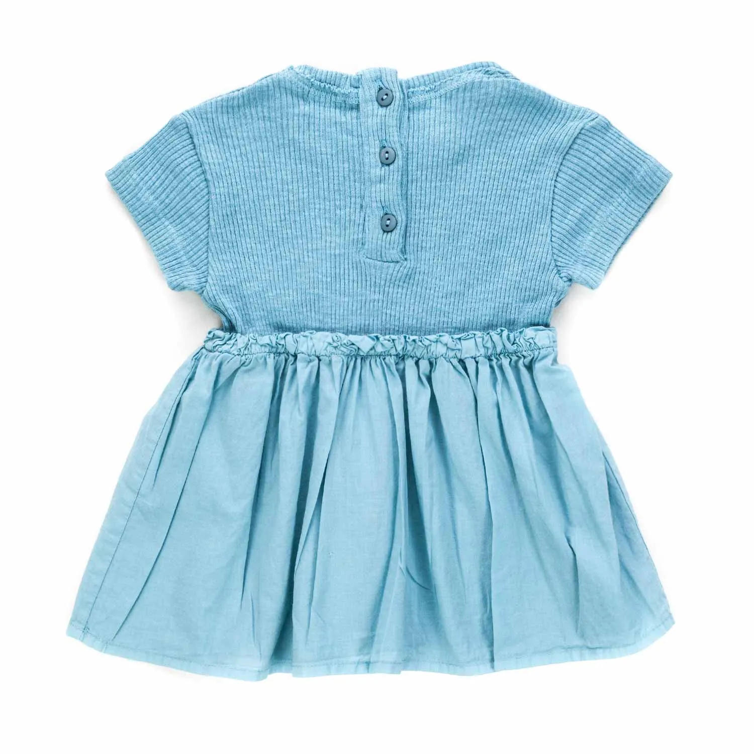 Tocotò Vintage Baby Girl Light Blue Dress