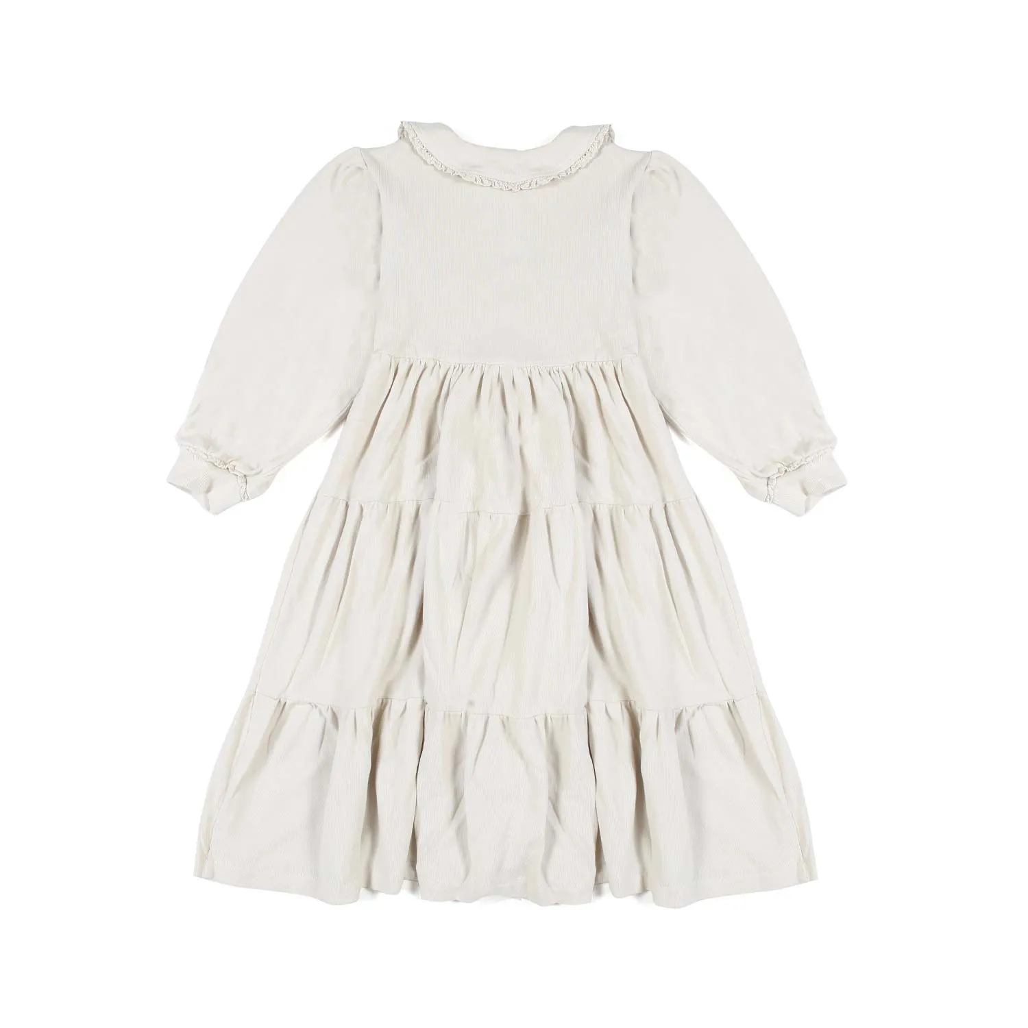 Tocotò Vintage Off-White Dress For Girls