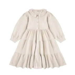 Tocotò Vintage Off-White Dress For Girls