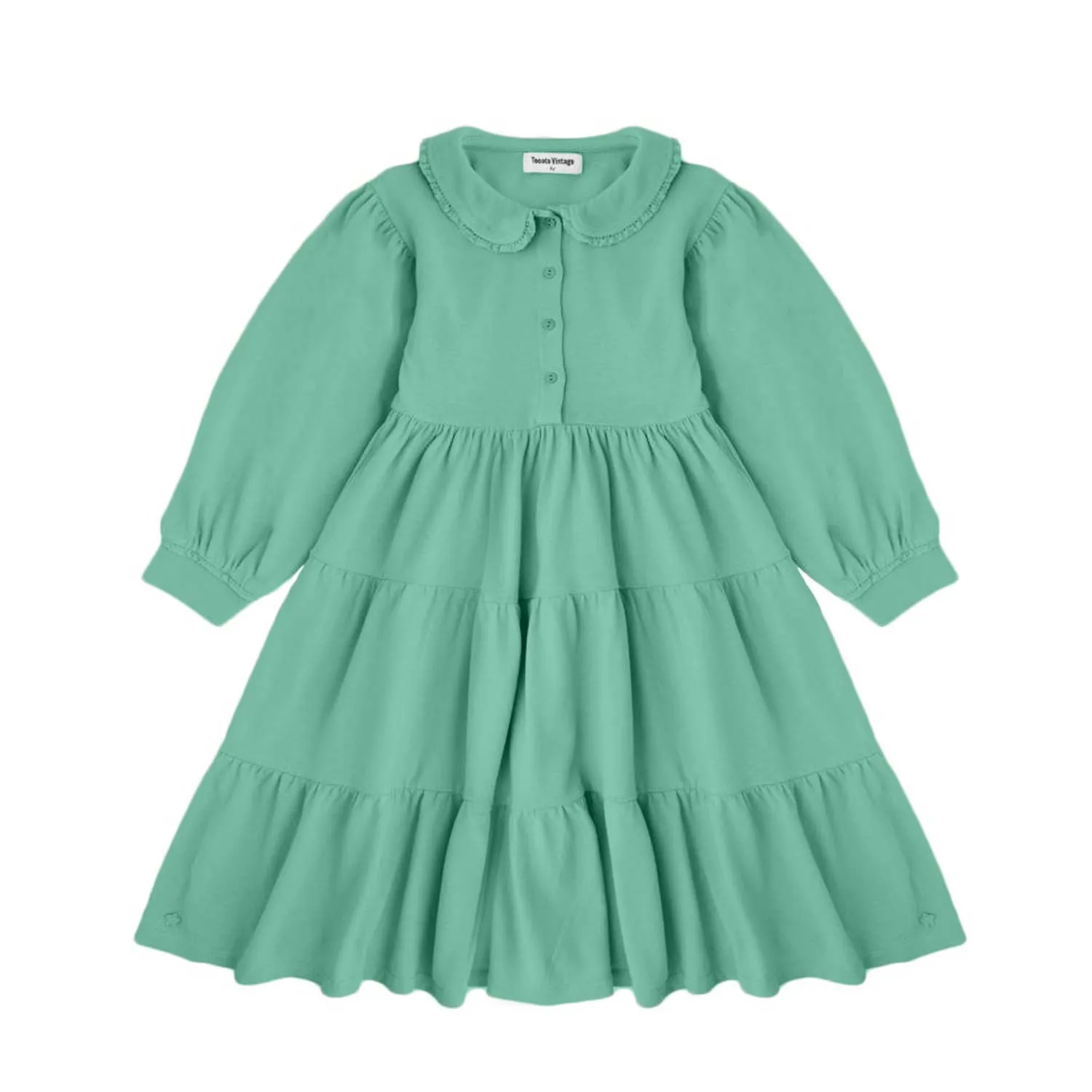 Tocotò Vintage Tiffany Green Dress For Girls