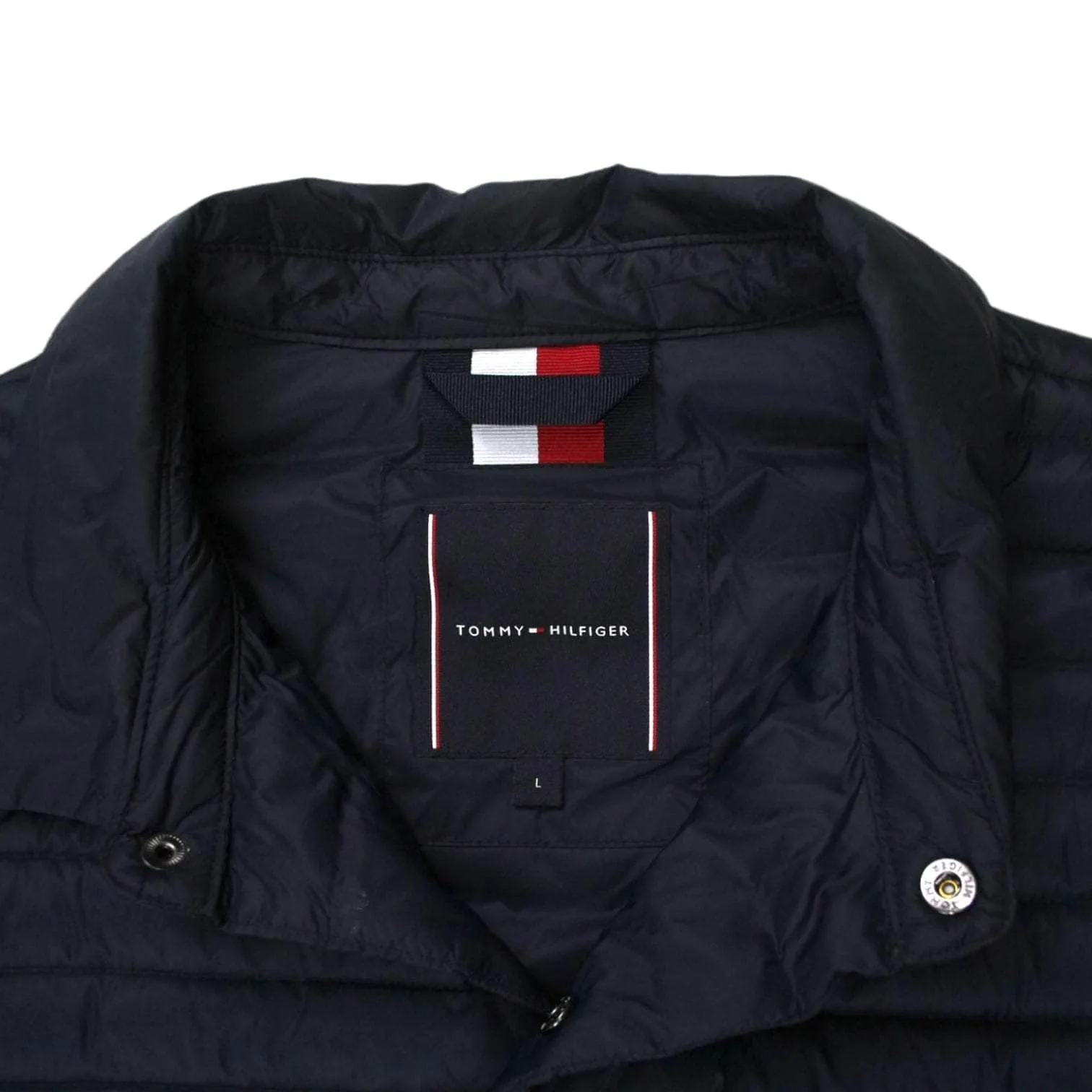 Tommy Hilfiger Navy Lightweight Puffer Coat