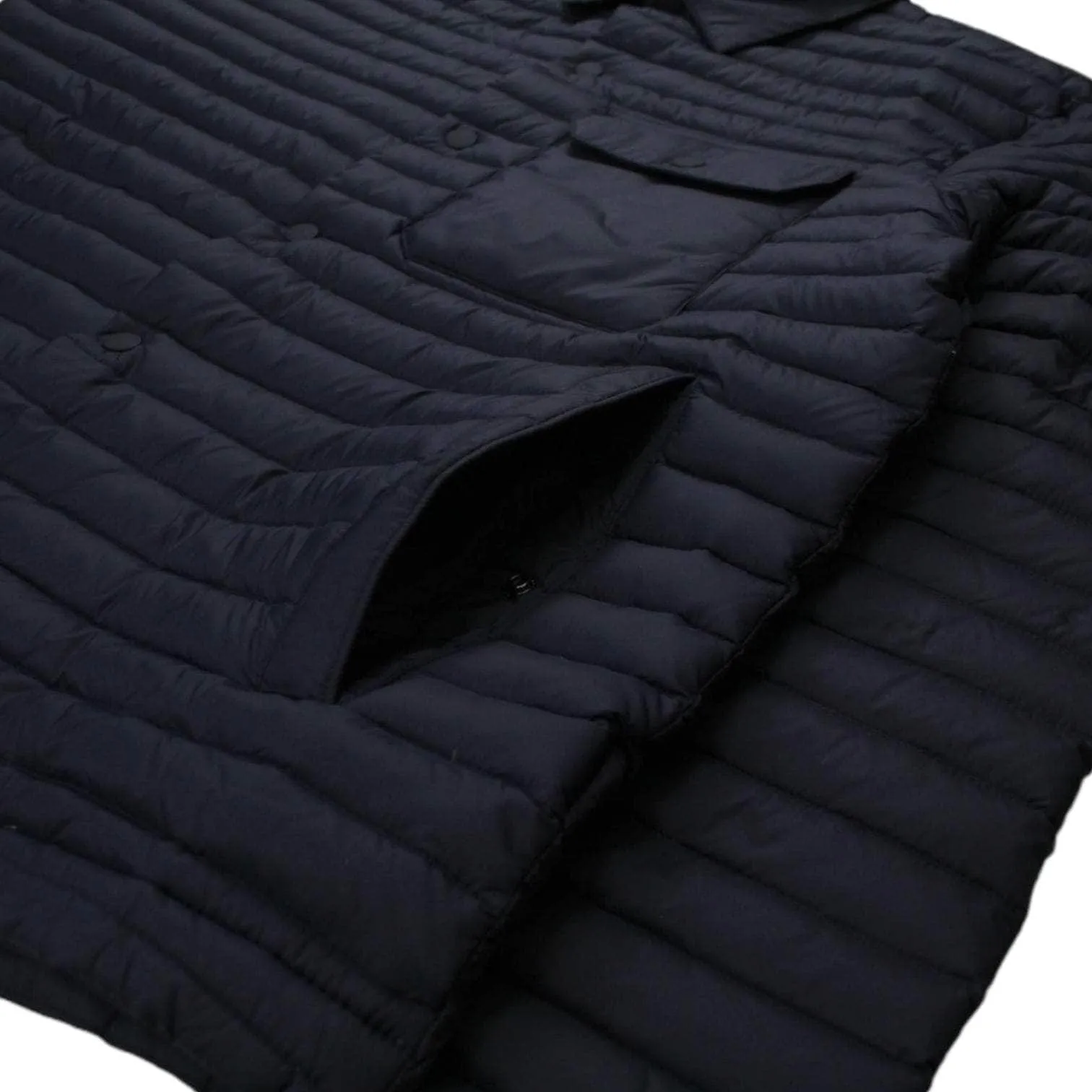 Tommy Hilfiger Navy Lightweight Puffer Coat