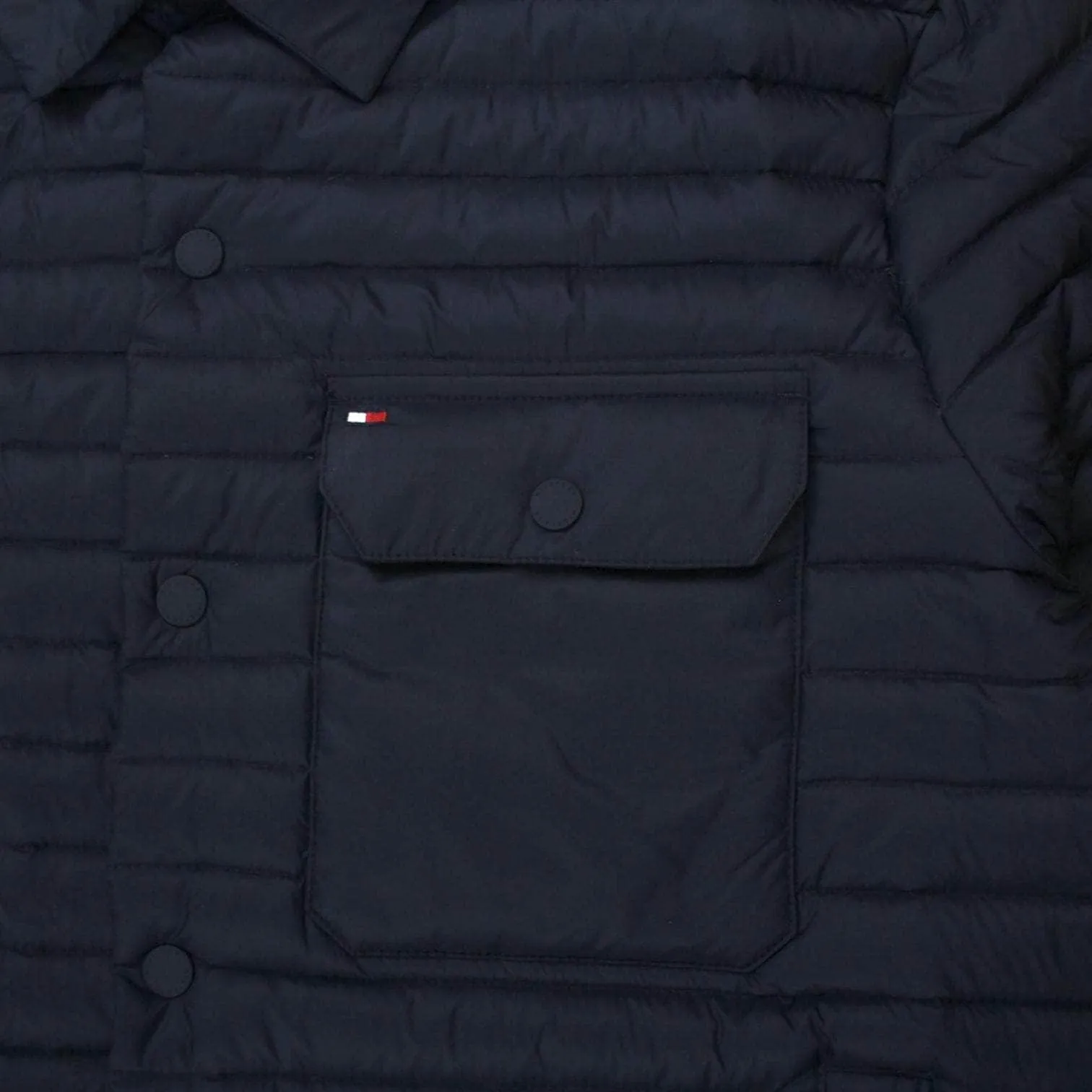 Tommy Hilfiger Navy Lightweight Puffer Coat