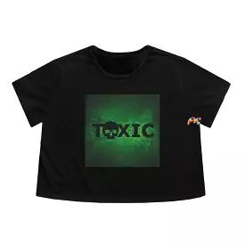 Toxic Women's Flowy Cropped T-Shirt