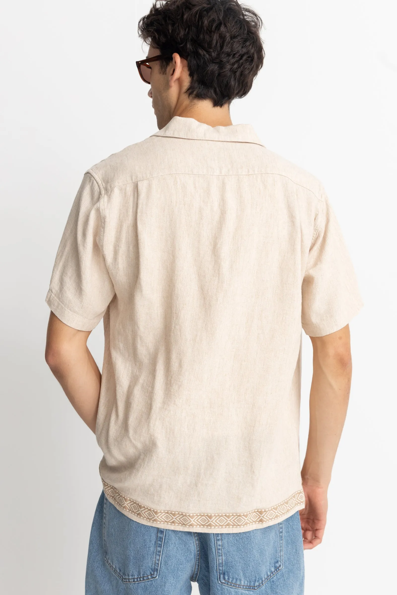 Trim Ss Shirt Natural