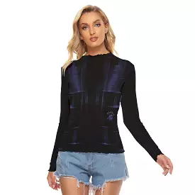 TRP Matrix 02 Ladies Designer Long Sleeve Slim Fit Mesh T-shirt