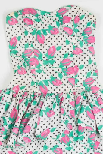 Tulip Dots Party Vintage Dress