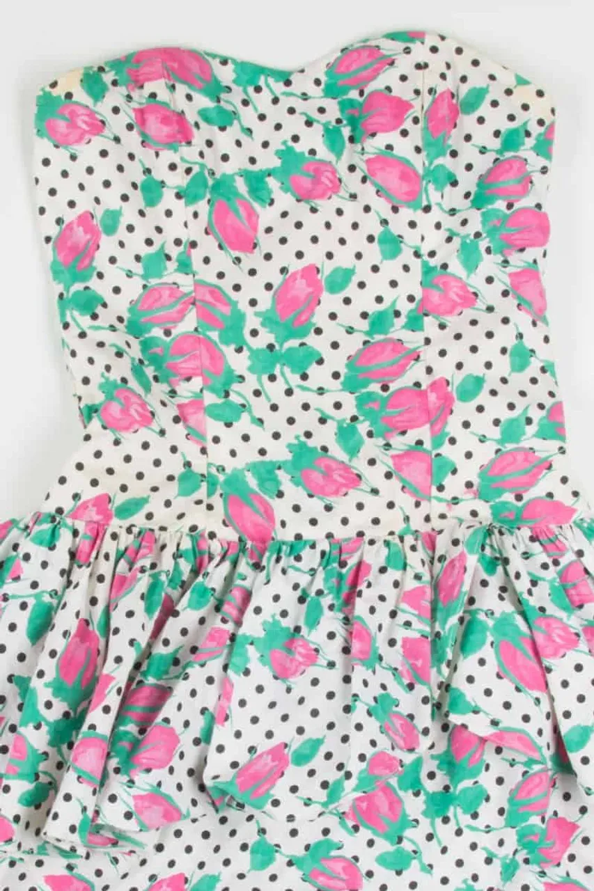 Tulip Dots Party Vintage Dress