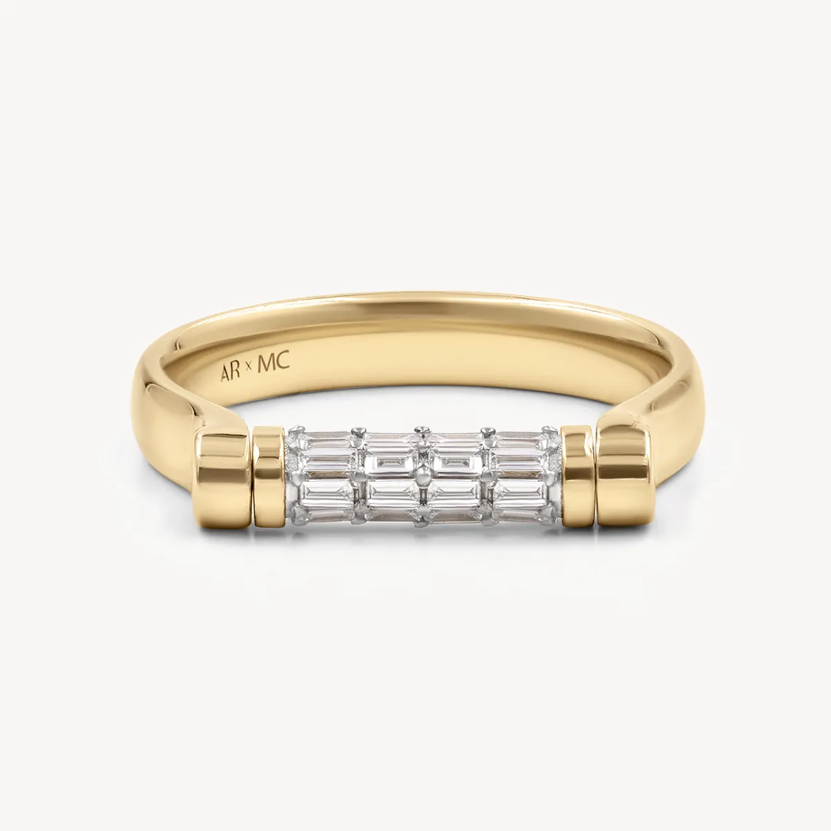 Tusk Baguette Flip Ring