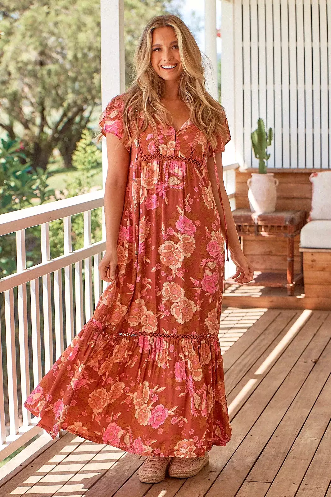 Valerie Maxi Dress - Woodstock Collection