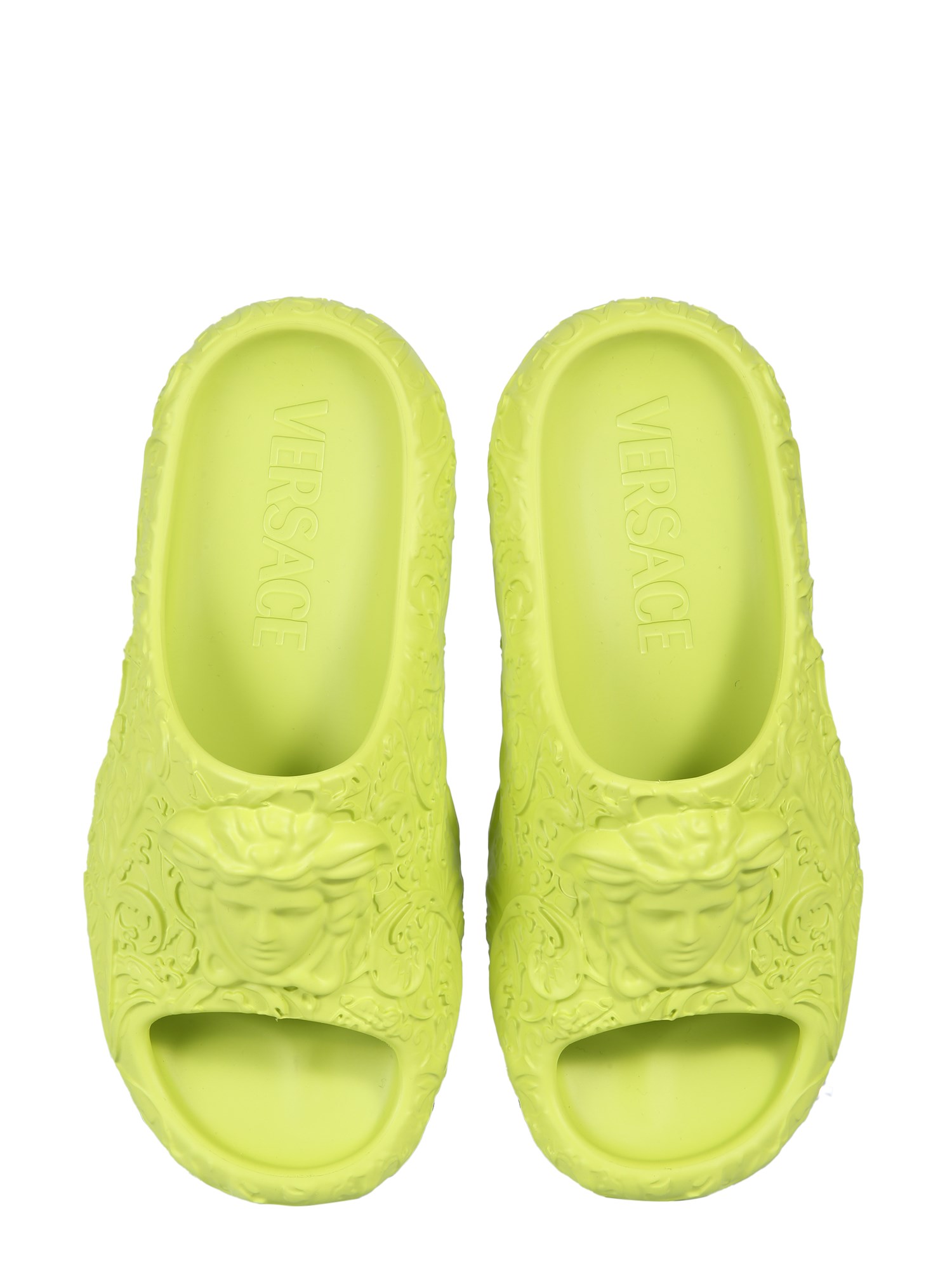 VERSACE    RUBBER MEDUSA LOGO SLIPPER