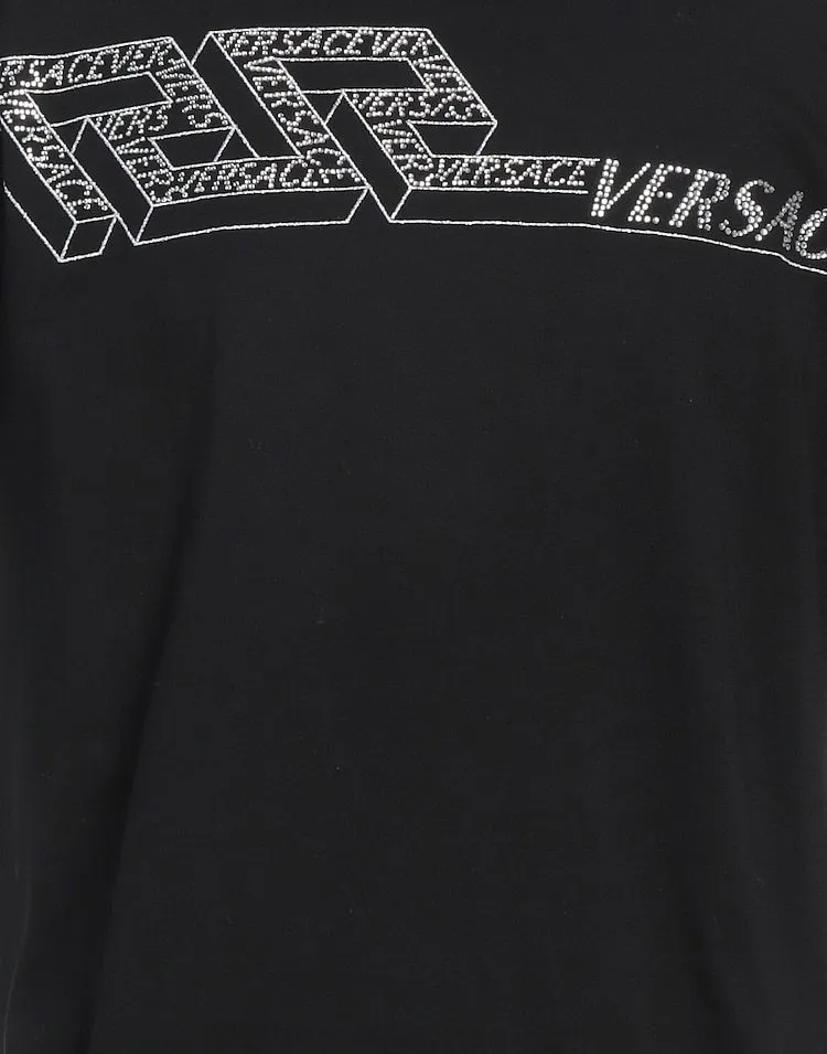 VERSACE  |Short Sleeves Logo Luxury T-Shirts