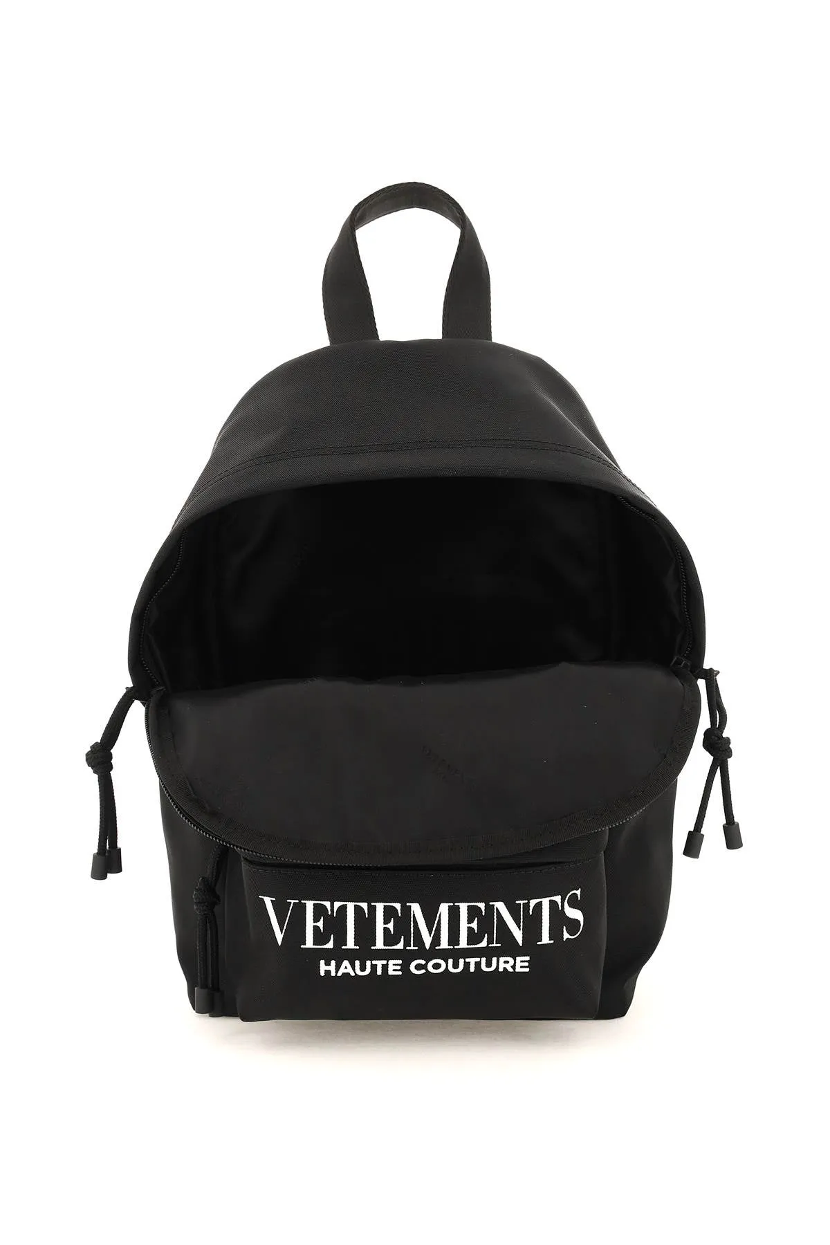 Vetements Logo Printed Zipped Backpack