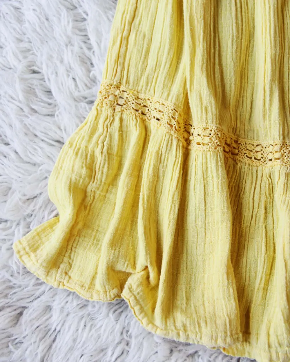 Vintage 70's Mexican Gauze Dress