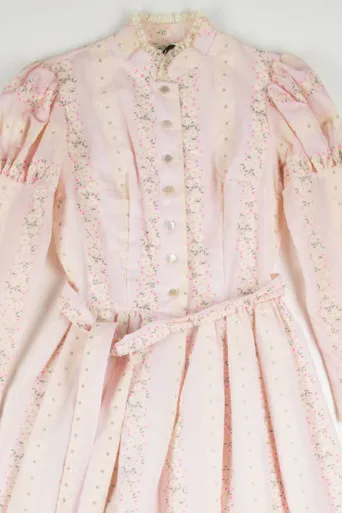 Vintage Pink Praire Style Dress