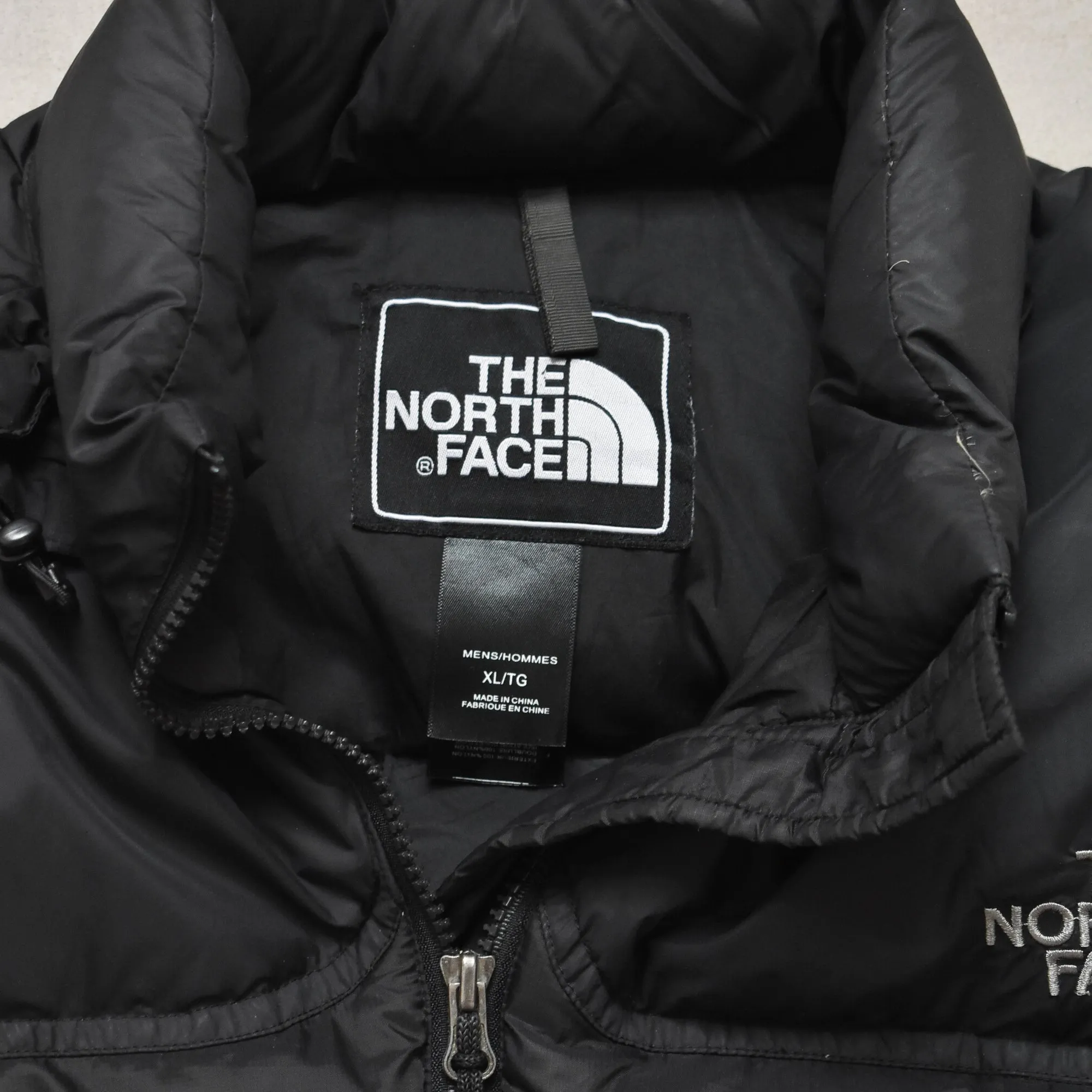 Vintage The North Face Black Nuptse 700 Puffer Jacket - XL