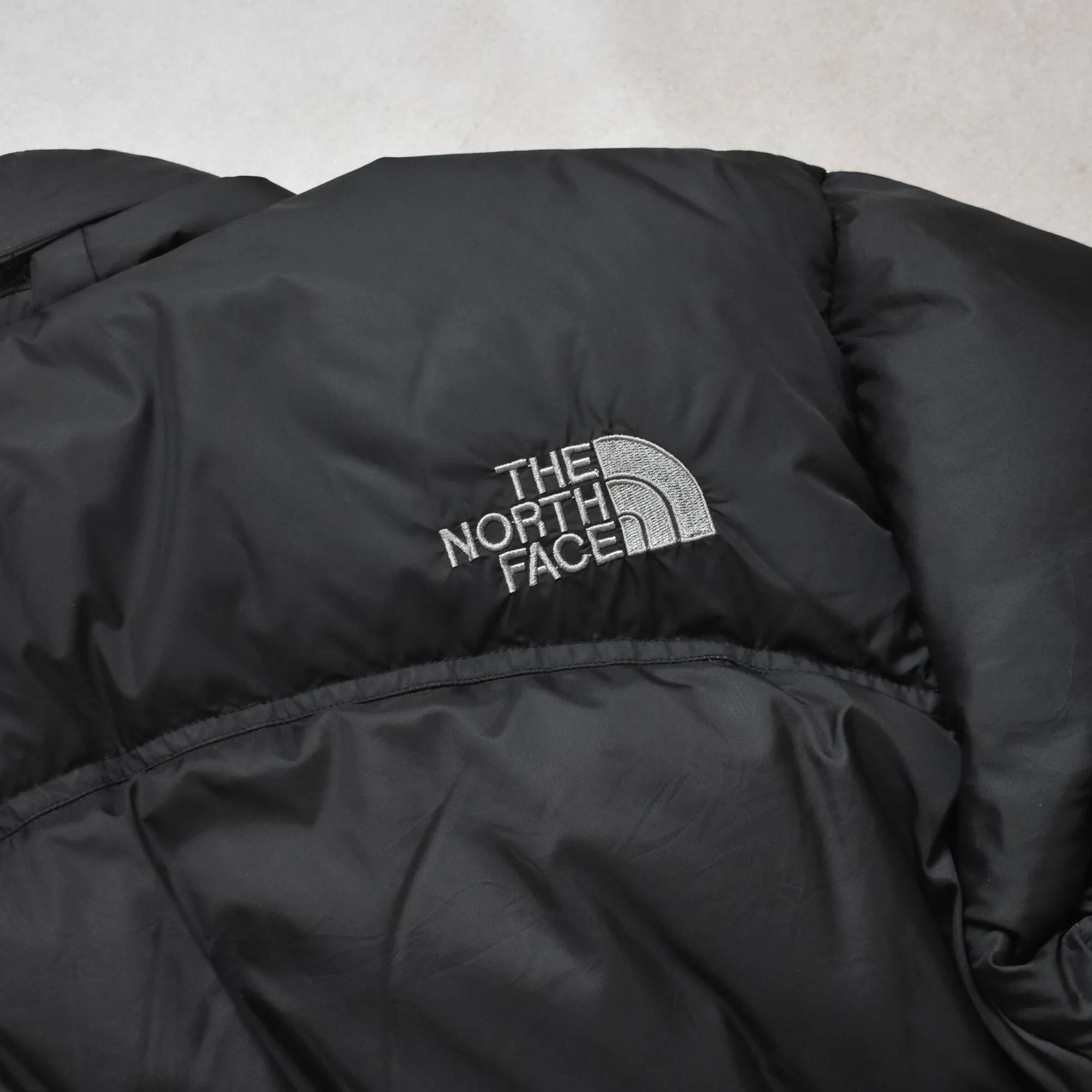 Vintage The North Face Black Nuptse 700 Puffer Jacket - XL