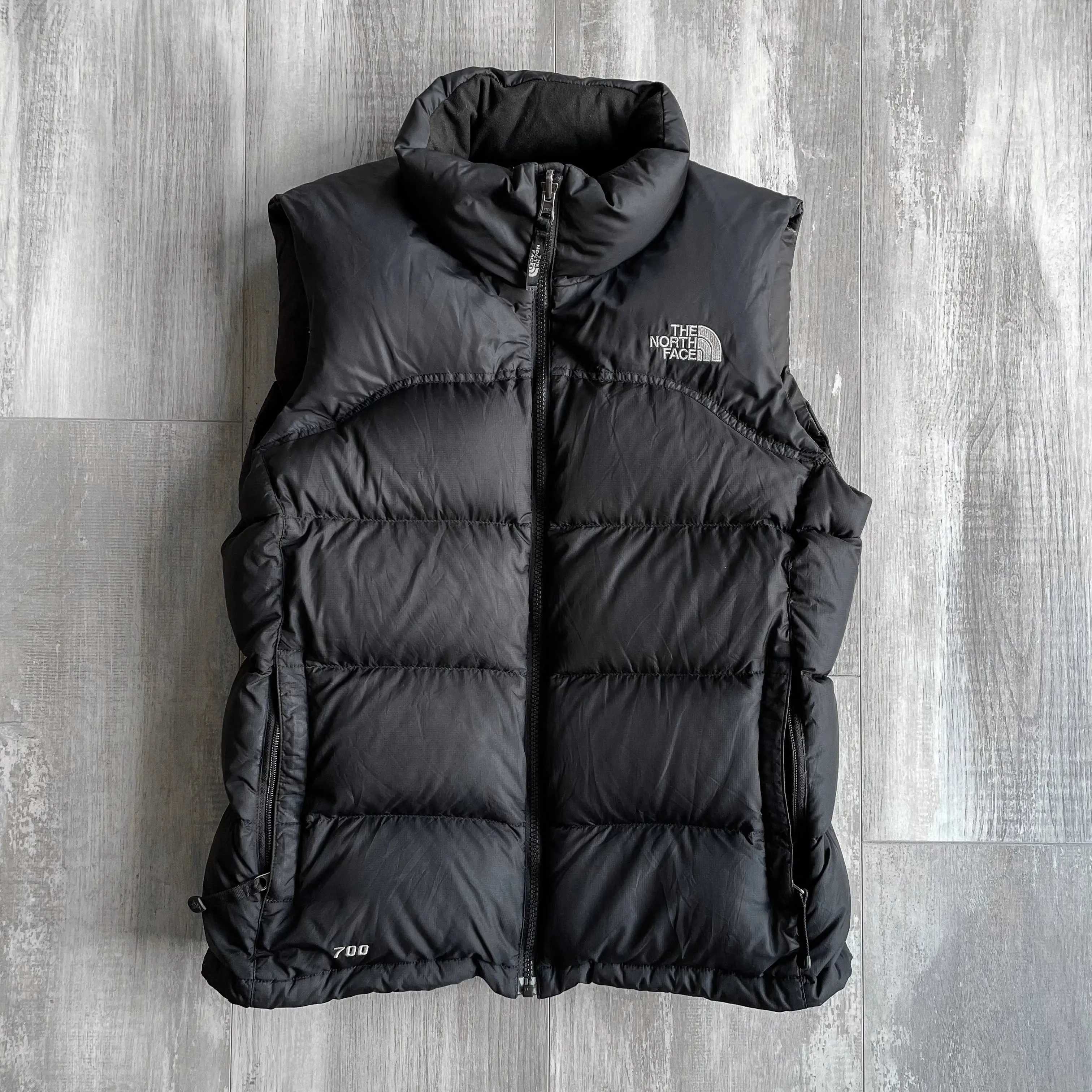 Vintage The North Face Nuptse 700 Black Womens Puffer Vest - M