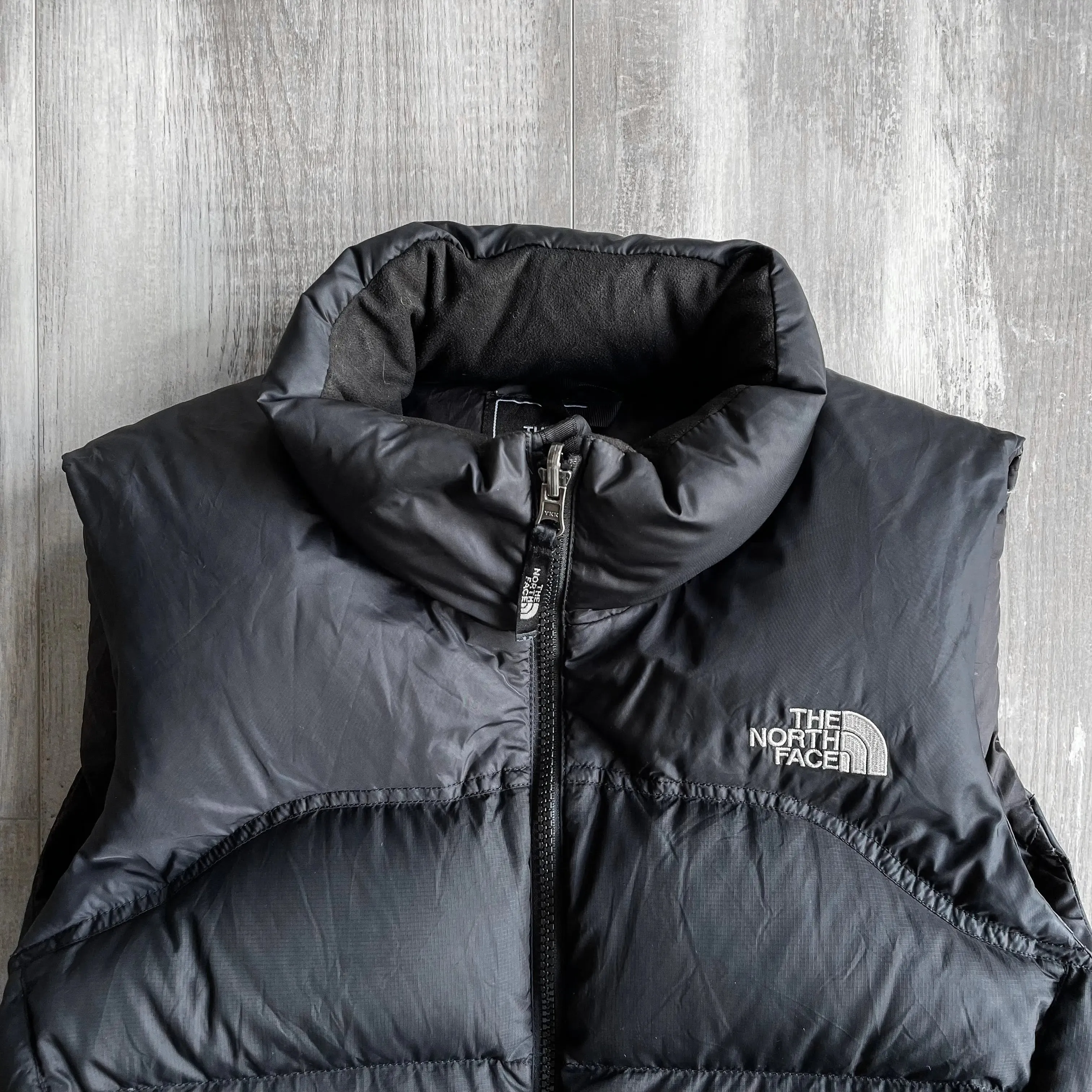 Vintage The North Face Nuptse 700 Black Womens Puffer Vest - M