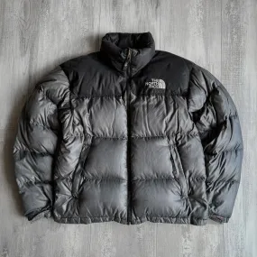 Vintage The North Face Nuptse 700 Grey Puffer Jacket - M