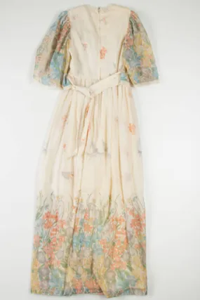 Vintage This Is Yours Floral Flutter Sleeve Dress