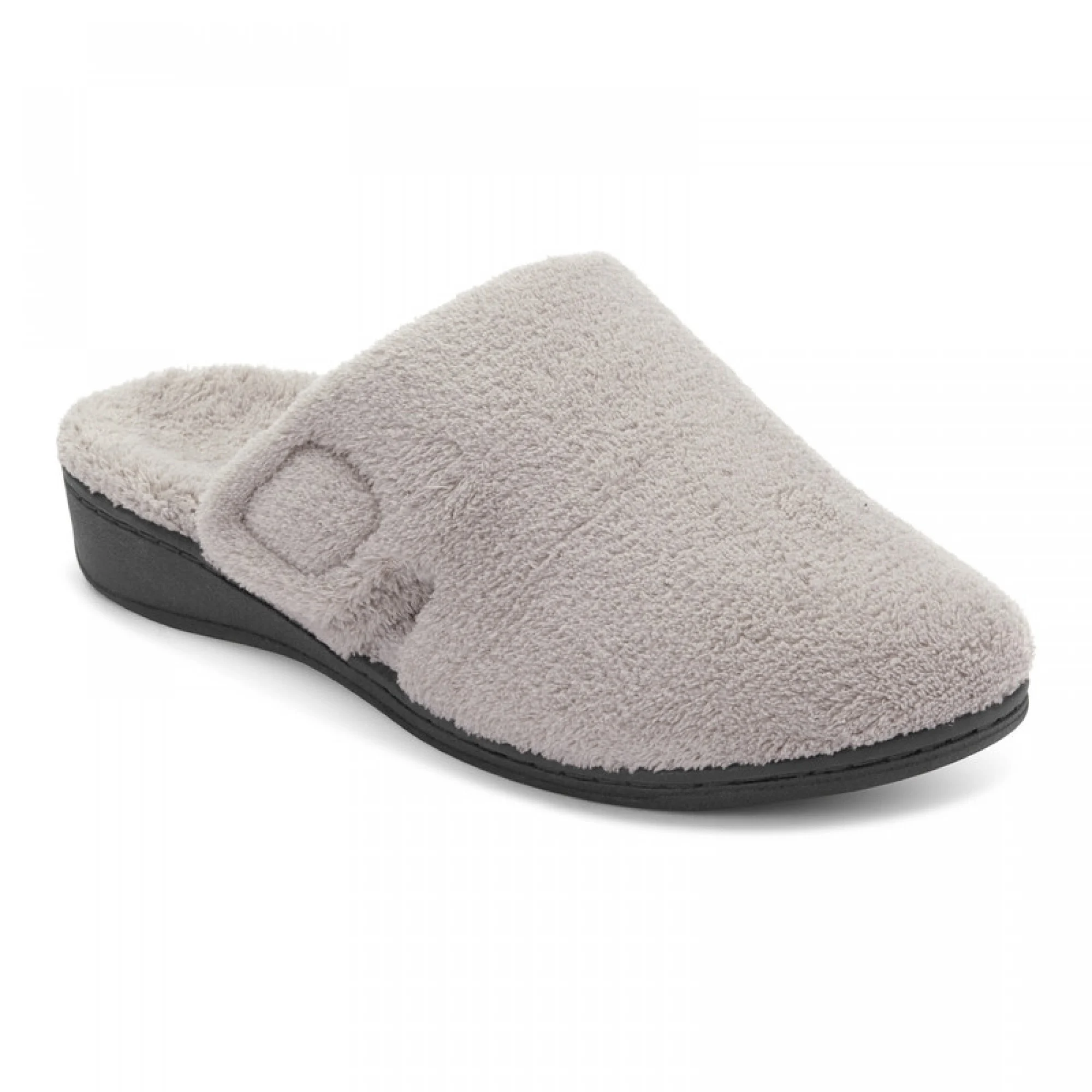 Vionic Womens Gemma Mule Slippers- Light Grey