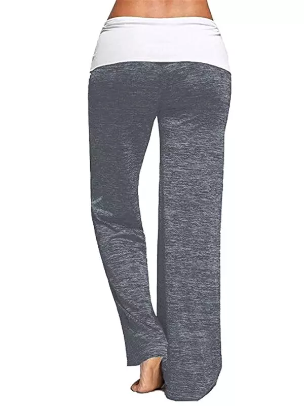 Wide-Leg Drawstring Women Yoga Pants