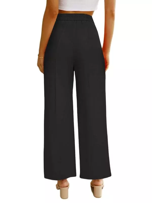 Wide Leg Women Pants With Pockets