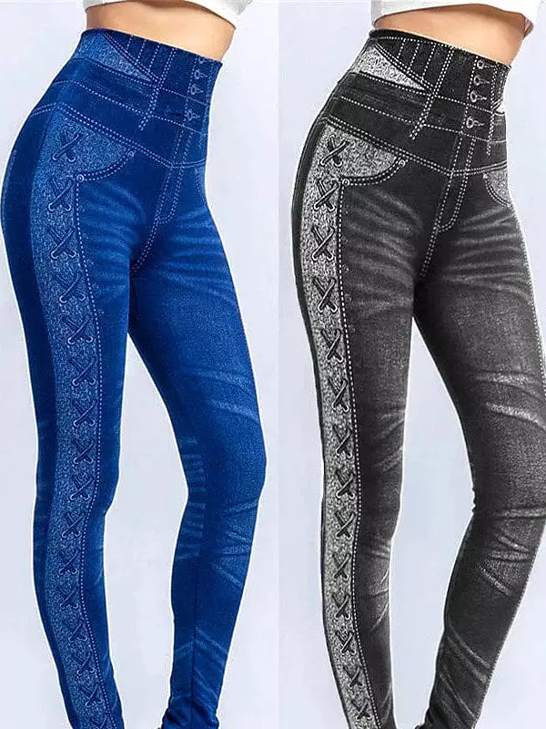 Women's High Elasticity High Waist Athletic Athleisure Pants with Functional Pockets