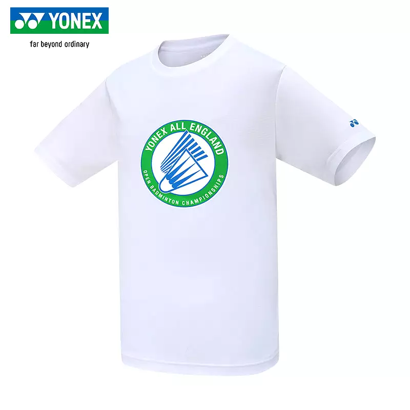 Yonex All England 2022 Badminton shirt White MEN'S