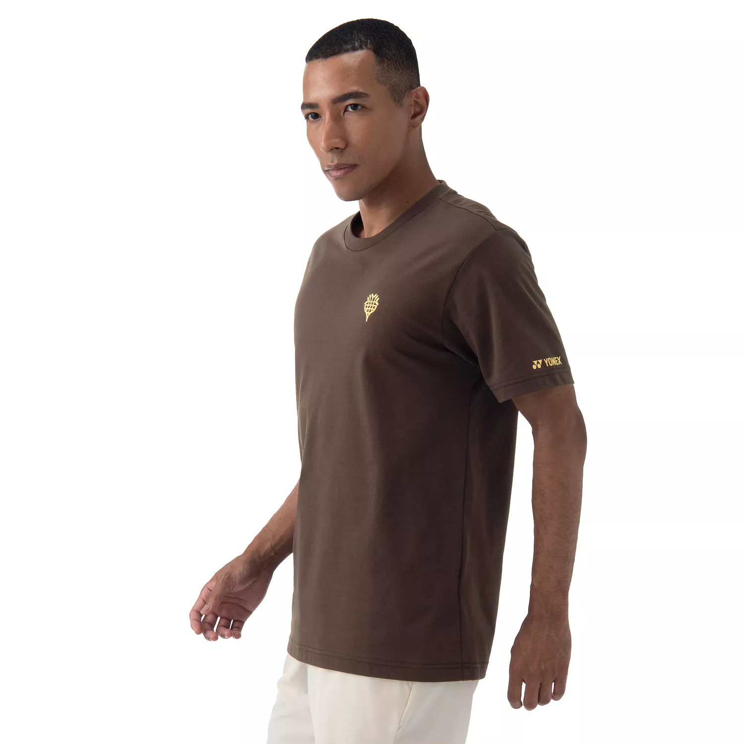 Yonex Nature Series Fashion Shirt 16702NEX Earth Brown MEN'S