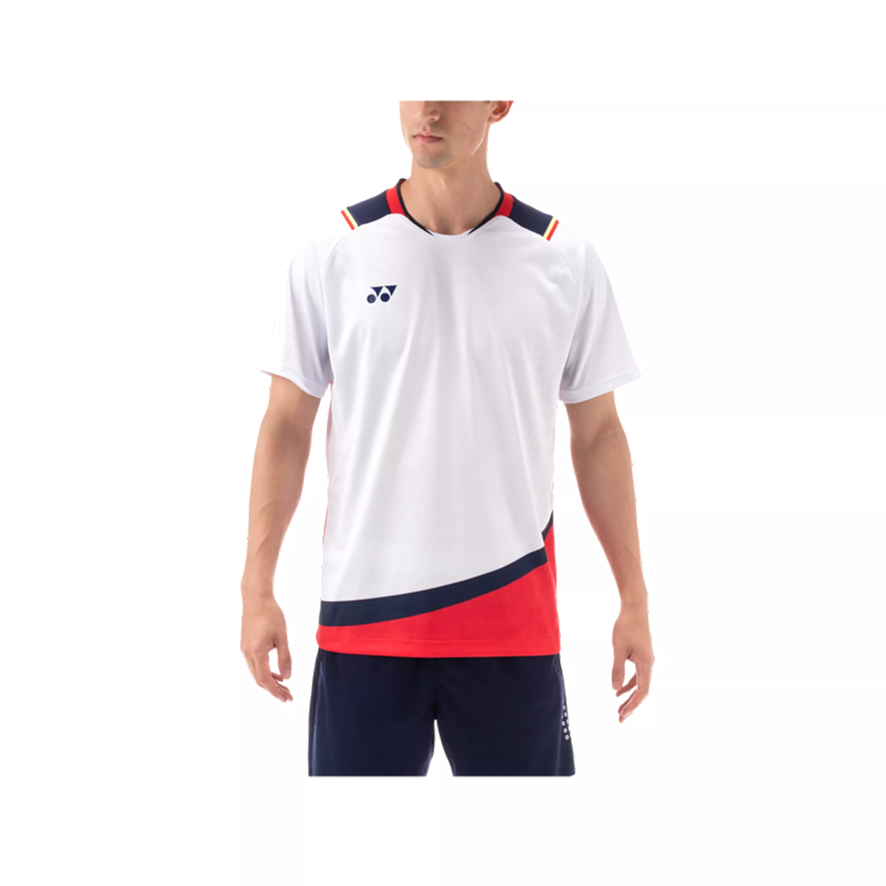 Yonex Premium Badminton/ Sports Shirt 10489 White MEN'S