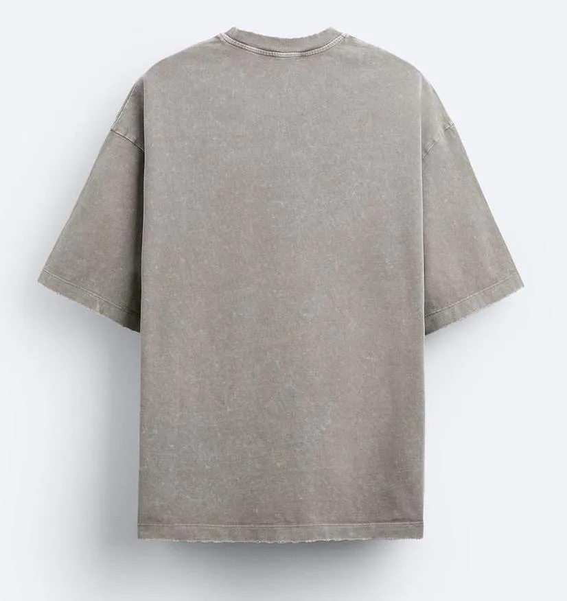 ZARA  |Plain Short Sleeves T-Shirts