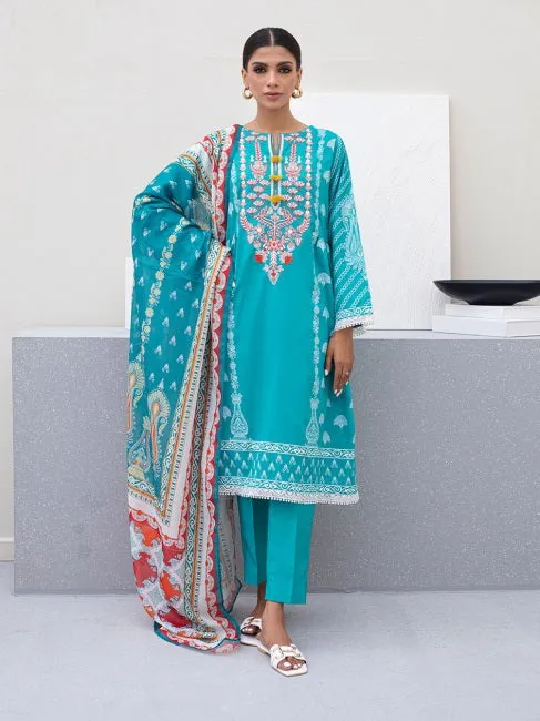 Zellbury Vol-05 Embroidered Lawn Unstitched 2 Piece Suit WUS23E20391