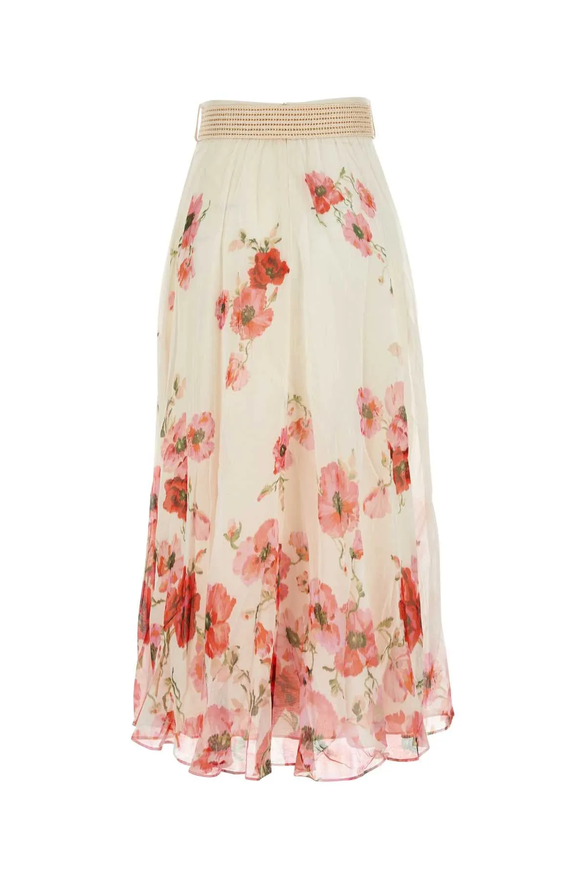 Zimmermann Printed Cotton Blend Lightburst Skirt